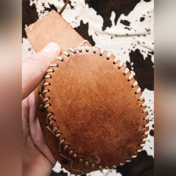 Accessories - WOMEN'S 70'S GENUINE LEATHER BELT - BROWN